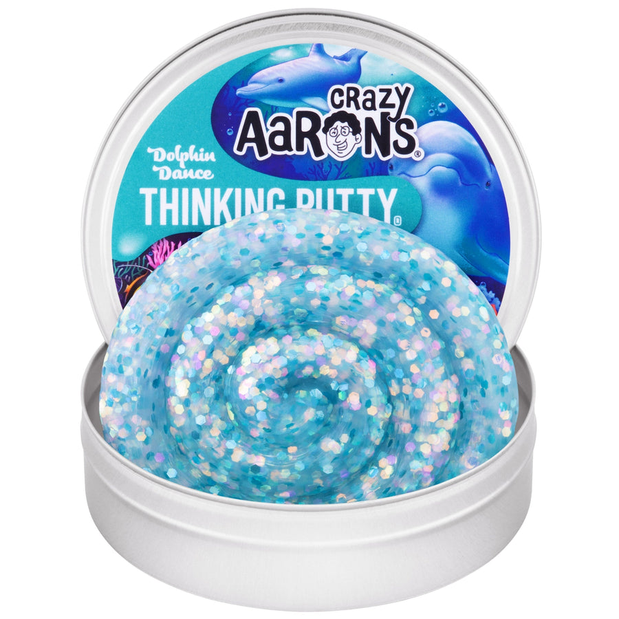 Dolphin Dance - 3.5" Thinking Putty Tin S5
